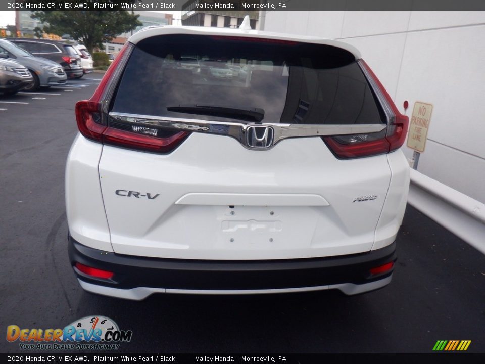 2020 Honda CR-V EX AWD Platinum White Pearl / Black Photo #7