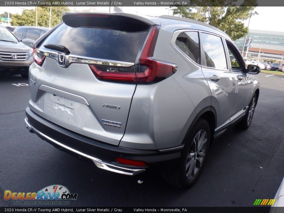 Lunar Silver Metallic 2020 Honda CR-V Touring AWD Hybrid Photo #6