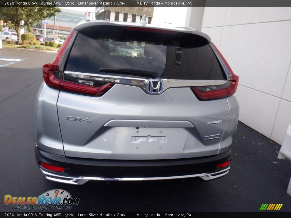 2020 Honda CR-V Touring AWD Hybrid Lunar Silver Metallic / Gray Photo #8