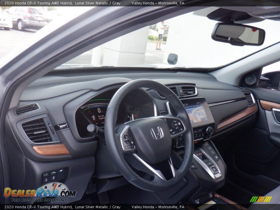 Dashboard of 2020 Honda CR-V Touring AWD Hybrid Photo #11