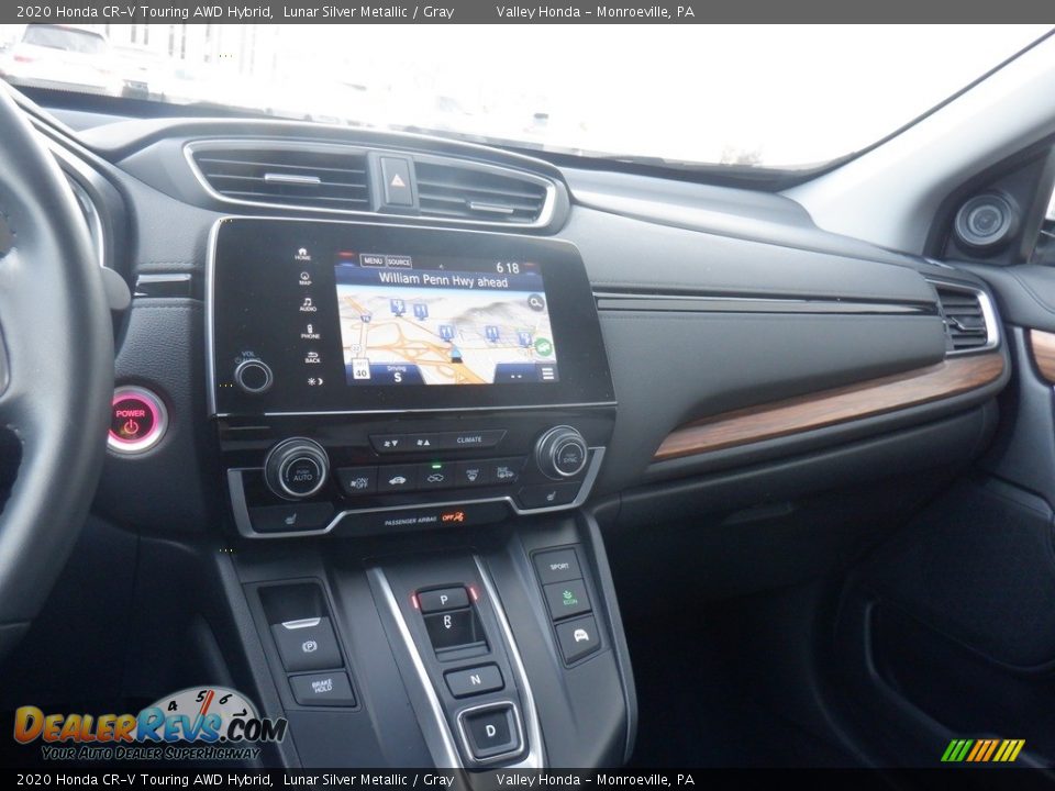 Dashboard of 2020 Honda CR-V Touring AWD Hybrid Photo #17