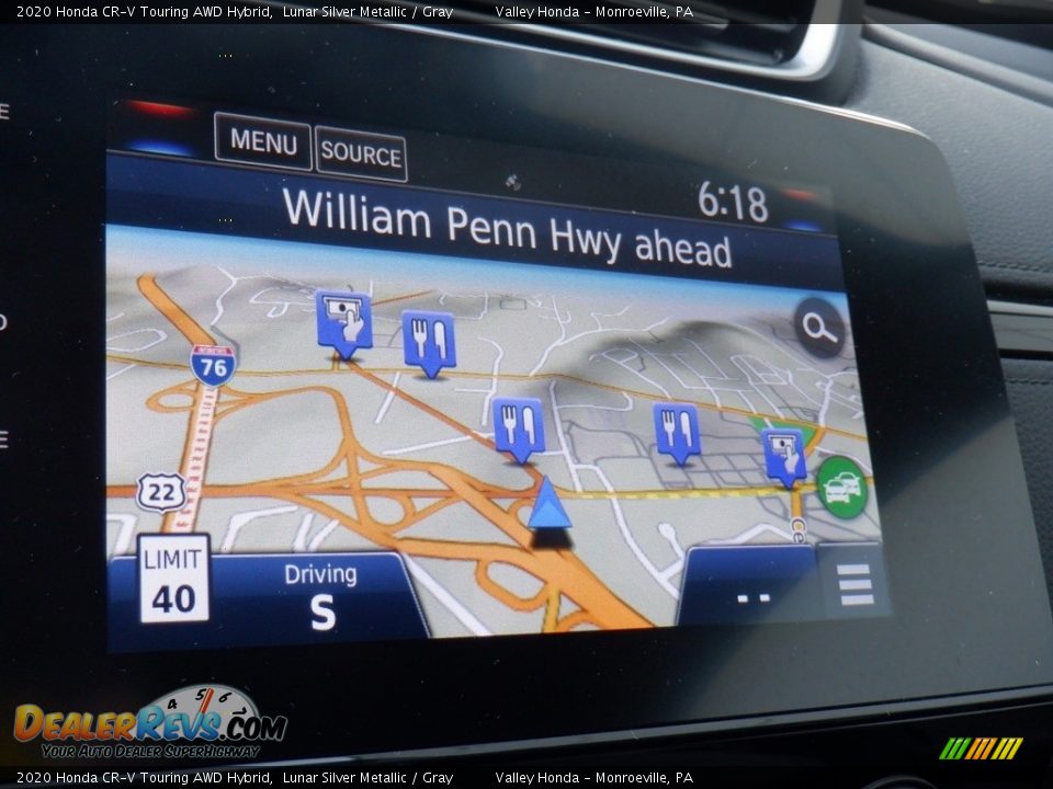 Navigation of 2020 Honda CR-V Touring AWD Hybrid Photo #19
