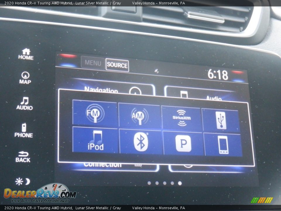 2020 Honda CR-V Touring AWD Hybrid Lunar Silver Metallic / Gray Photo #21