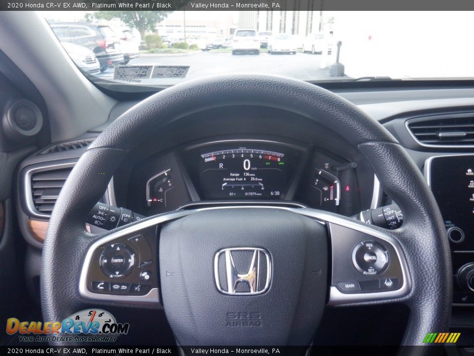 2020 Honda CR-V EX AWD Platinum White Pearl / Black Photo #26