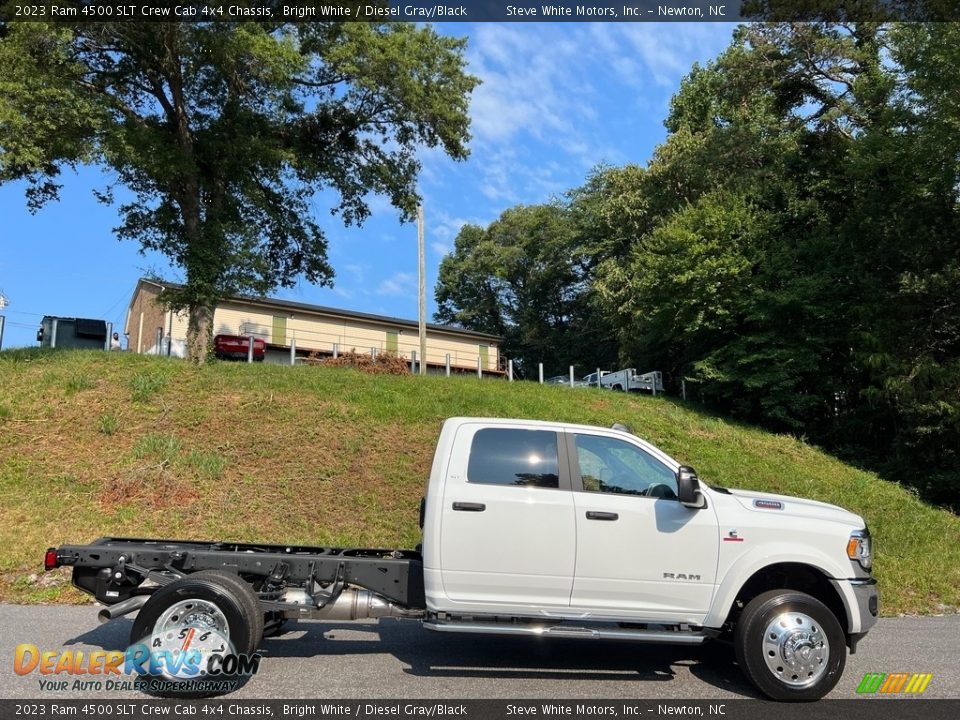 Bright White 2023 Ram 4500 SLT Crew Cab 4x4 Chassis Photo #5