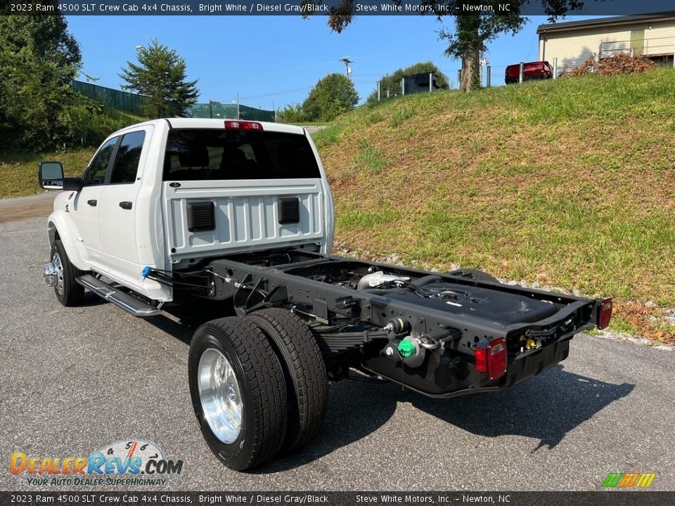 2023 Ram 4500 SLT Crew Cab 4x4 Chassis Bright White / Diesel Gray/Black Photo #8