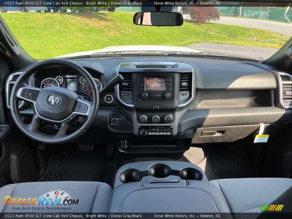 Dashboard of 2023 Ram 4500 SLT Crew Cab 4x4 Chassis Photo #16
