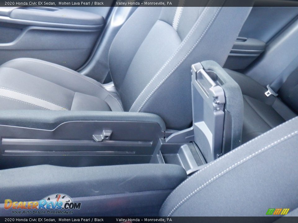 2020 Honda Civic EX Sedan Molten Lava Pearl / Black Photo #24