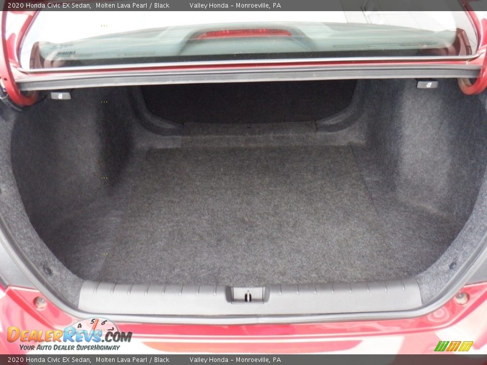 2020 Honda Civic EX Sedan Molten Lava Pearl / Black Photo #26