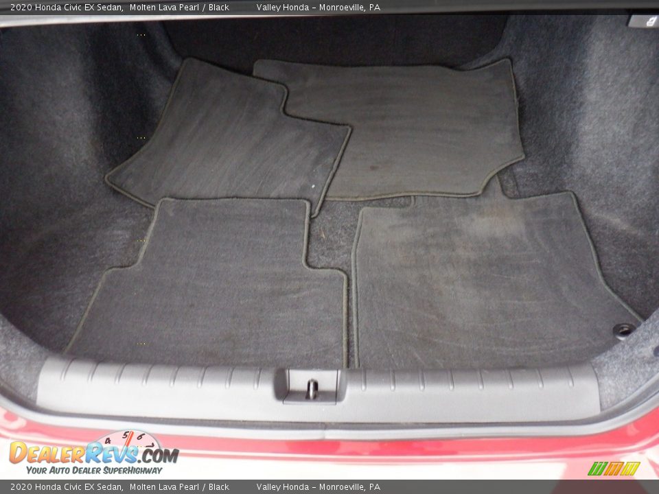 2020 Honda Civic EX Sedan Molten Lava Pearl / Black Photo #27