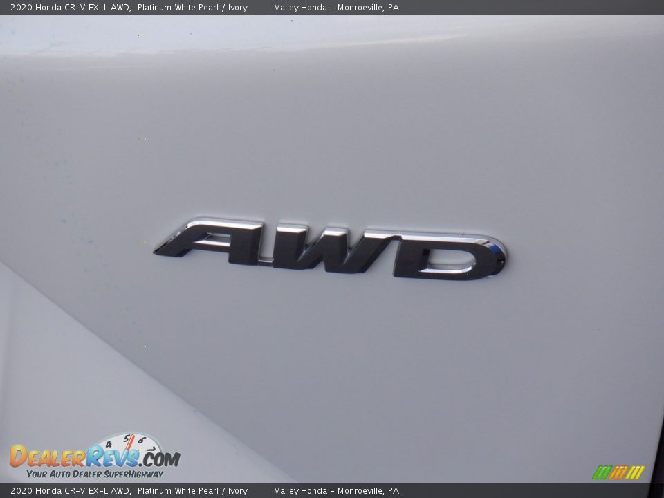 2020 Honda CR-V EX-L AWD Platinum White Pearl / Ivory Photo #6