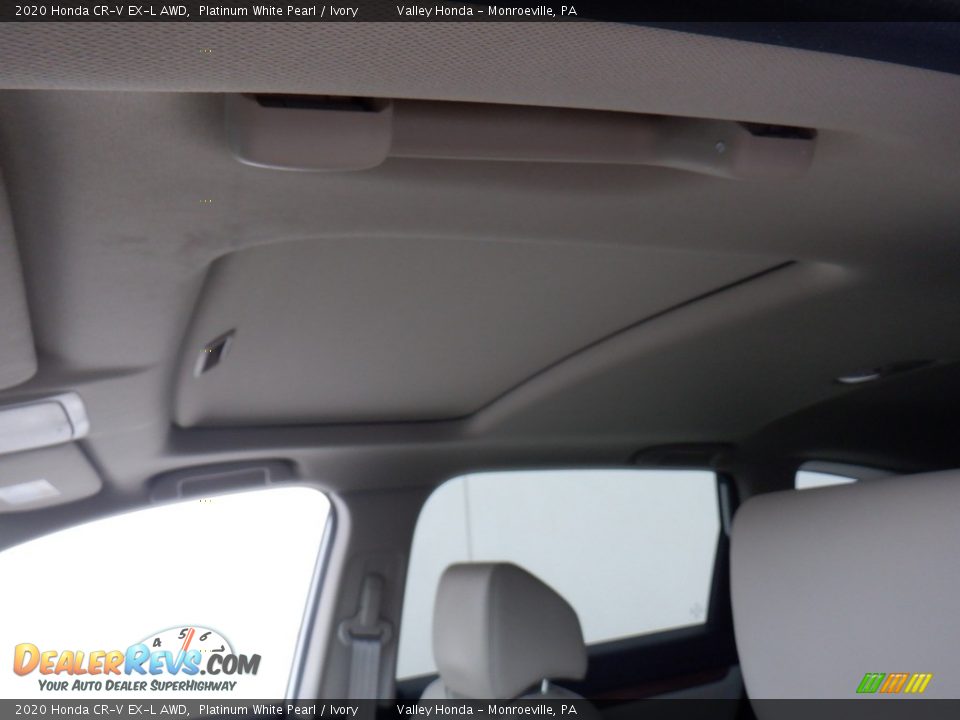 2020 Honda CR-V EX-L AWD Platinum White Pearl / Ivory Photo #10