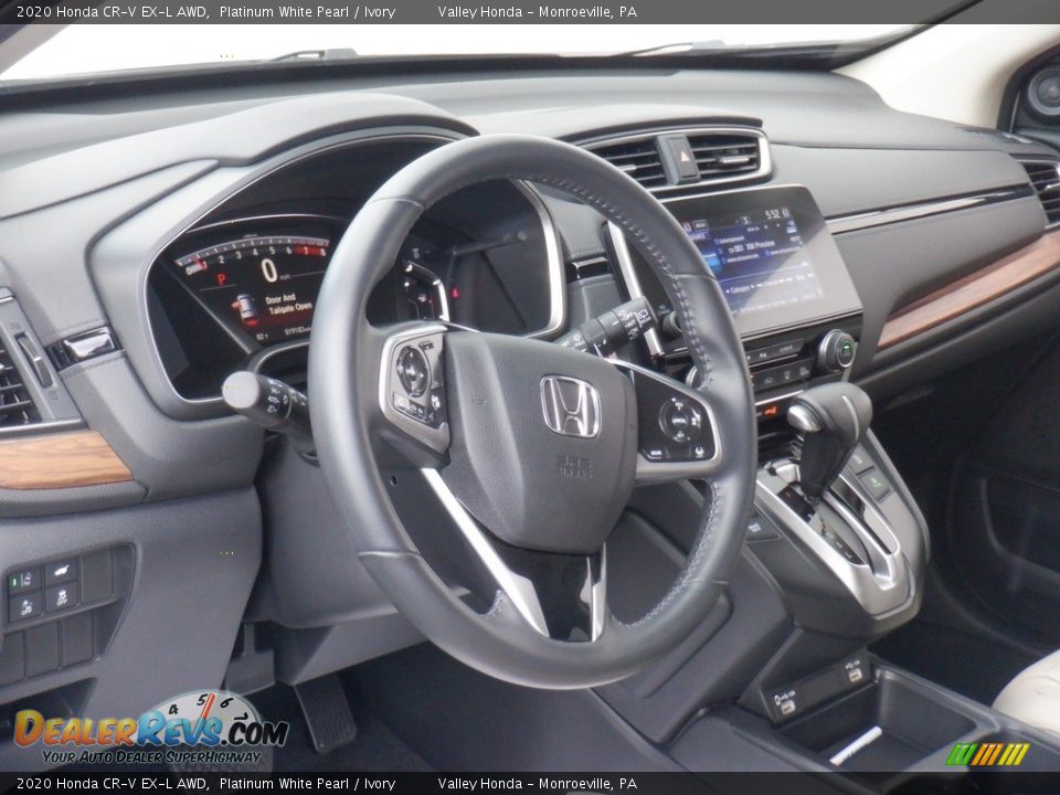 2020 Honda CR-V EX-L AWD Platinum White Pearl / Ivory Photo #11