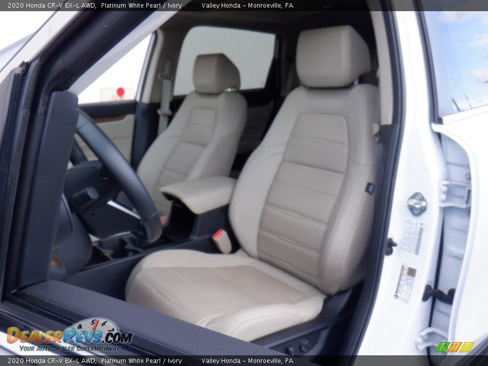 2020 Honda CR-V EX-L AWD Platinum White Pearl / Ivory Photo #14