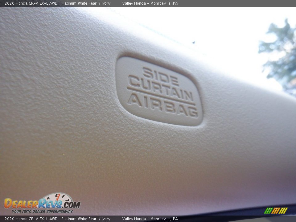 2020 Honda CR-V EX-L AWD Platinum White Pearl / Ivory Photo #17