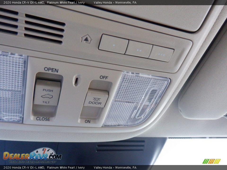 2020 Honda CR-V EX-L AWD Platinum White Pearl / Ivory Photo #20