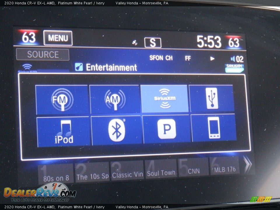 2020 Honda CR-V EX-L AWD Platinum White Pearl / Ivory Photo #22