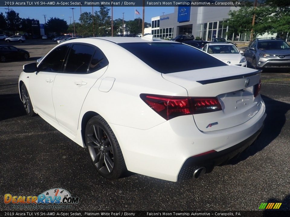 2019 Acura TLX V6 SH-AWD A-Spec Sedan Platinum White Pearl / Ebony Photo #2