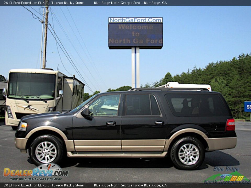 2013 Ford Expedition EL XLT Tuxedo Black / Stone Photo #2