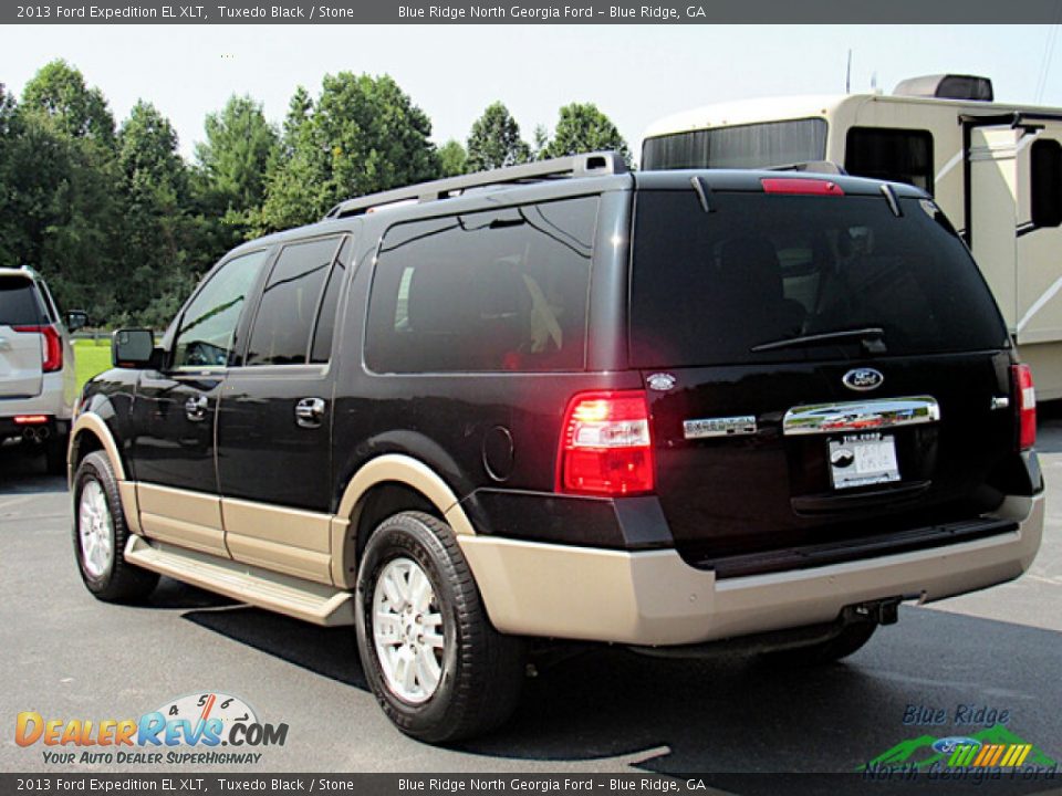 2013 Ford Expedition EL XLT Tuxedo Black / Stone Photo #3