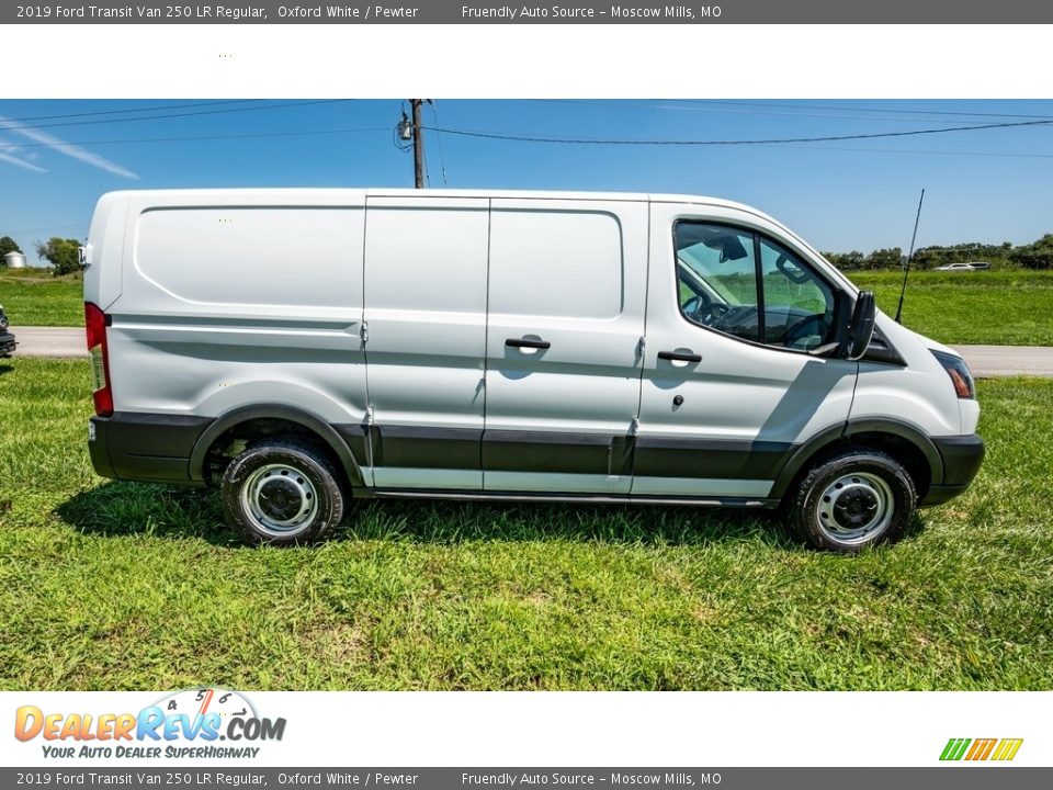 2019 Ford Transit Van 250 LR Regular Oxford White / Pewter Photo #3