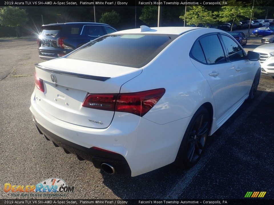 2019 Acura TLX V6 SH-AWD A-Spec Sedan Platinum White Pearl / Ebony Photo #4