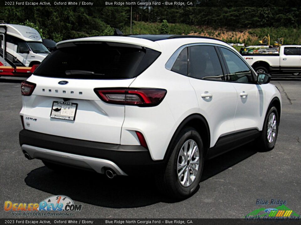 2023 Ford Escape Active Oxford White / Ebony Photo #6