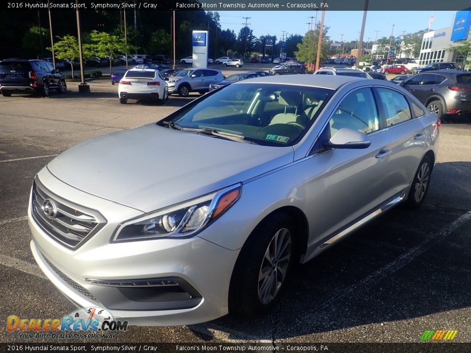 2016 Hyundai Sonata Sport Symphony Silver / Gray Photo #1