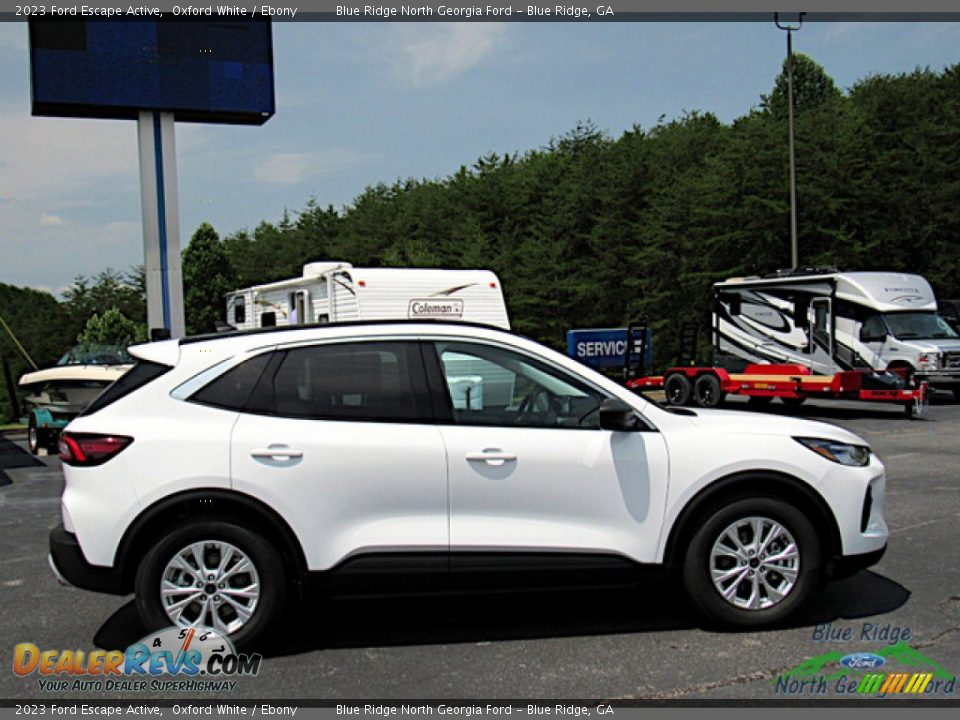 2023 Ford Escape Active Oxford White / Ebony Photo #7