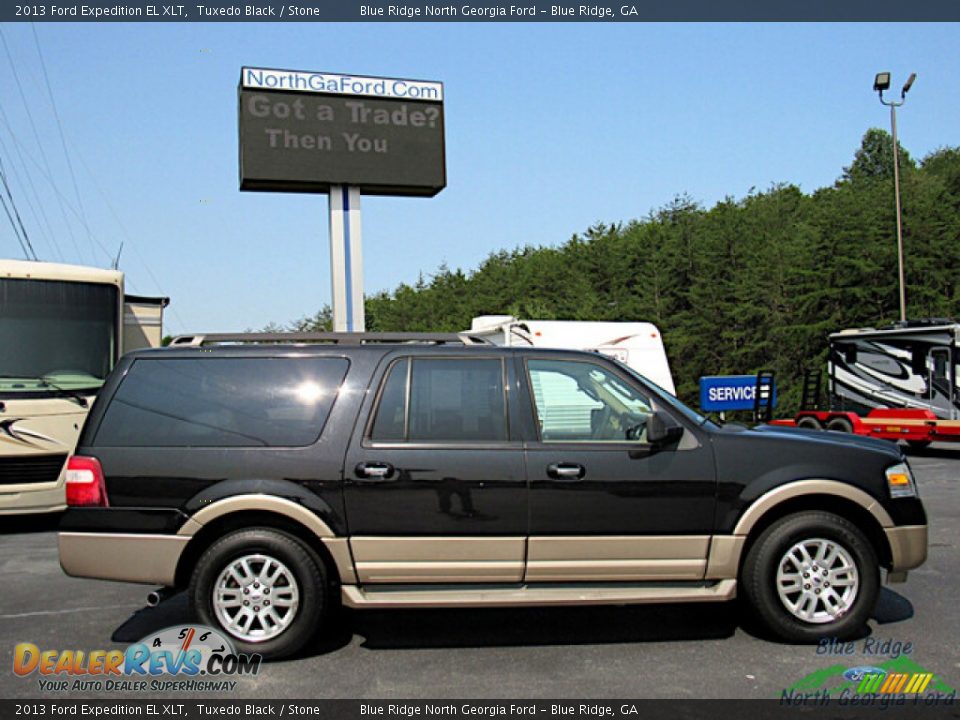 2013 Ford Expedition EL XLT Tuxedo Black / Stone Photo #7