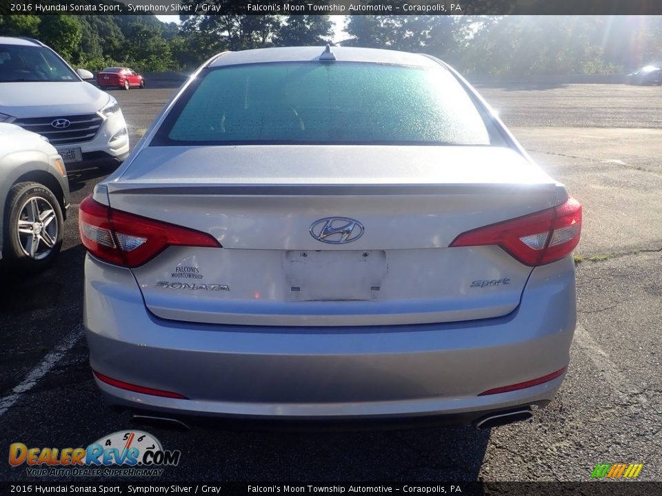 2016 Hyundai Sonata Sport Symphony Silver / Gray Photo #3