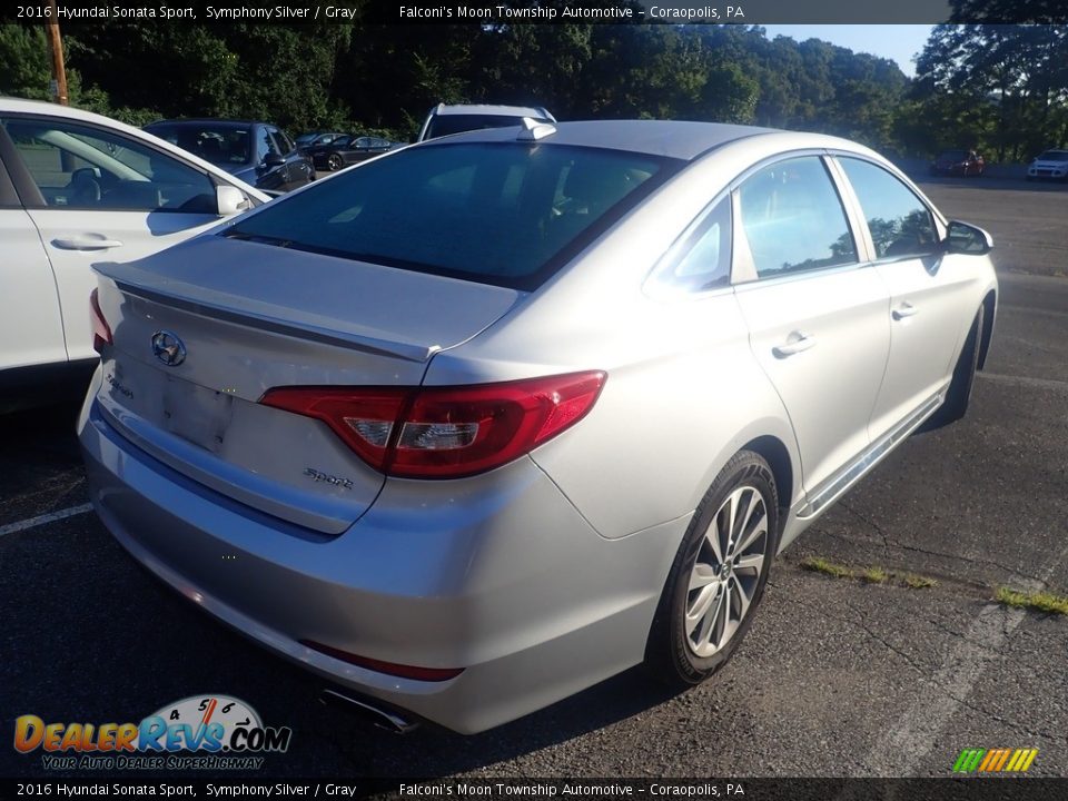 2016 Hyundai Sonata Sport Symphony Silver / Gray Photo #4