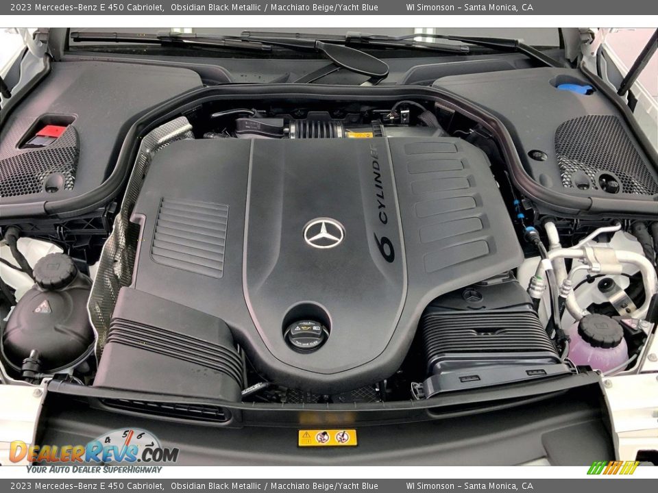 2023 Mercedes-Benz E 450 Cabriolet 3.0 Liter Turbocharged DOHC 24-Valve VVT Inline 6 Cylinder w/EQ Boost Engine Photo #9