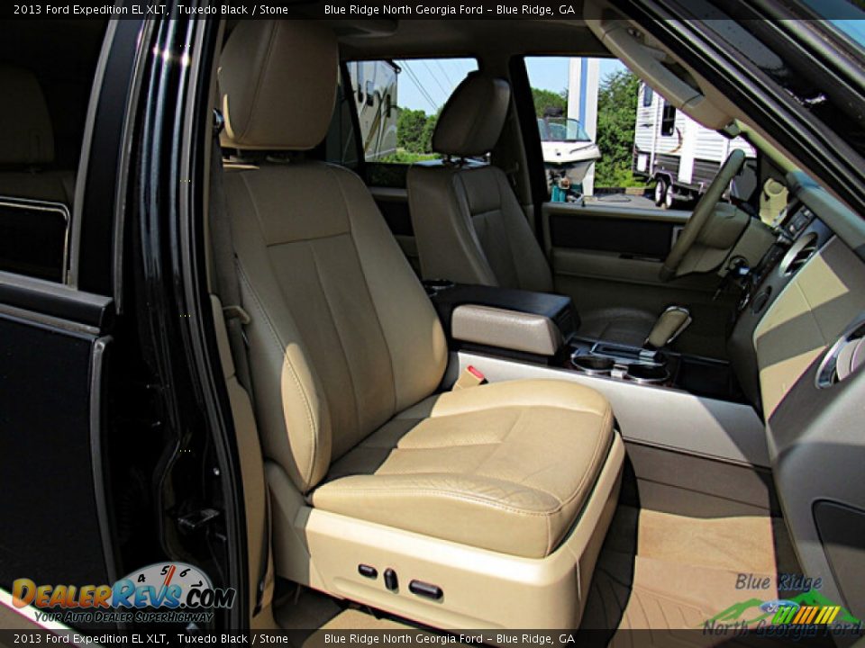 2013 Ford Expedition EL XLT Tuxedo Black / Stone Photo #12