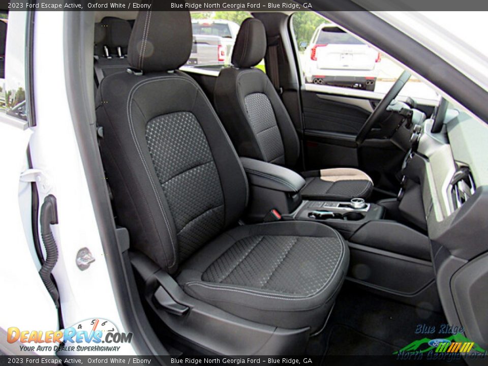 Ebony Interior - 2023 Ford Escape Active Photo #12