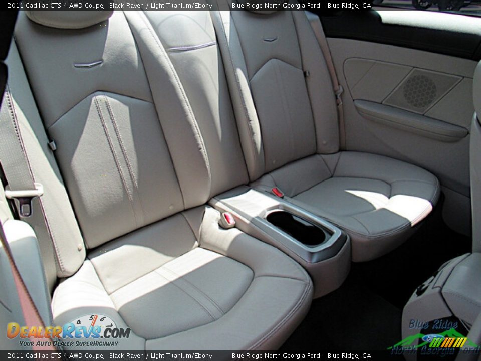 Rear Seat of 2011 Cadillac CTS 4 AWD Coupe Photo #13