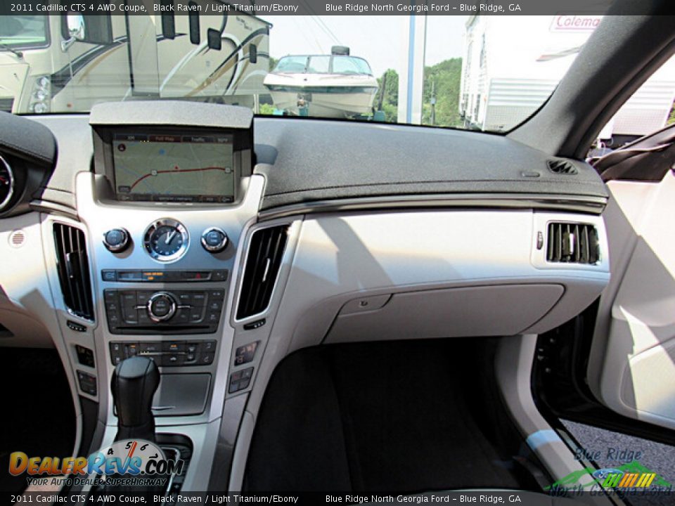 2011 Cadillac CTS 4 AWD Coupe Black Raven / Light Titanium/Ebony Photo #15