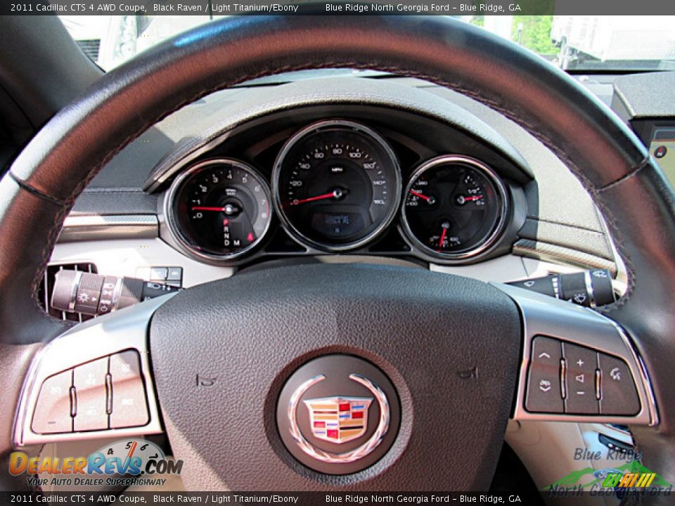 2011 Cadillac CTS 4 AWD Coupe Steering Wheel Photo #17