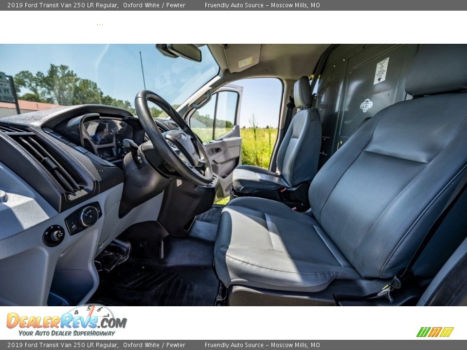 2019 Ford Transit Van 250 LR Regular Oxford White / Pewter Photo #18