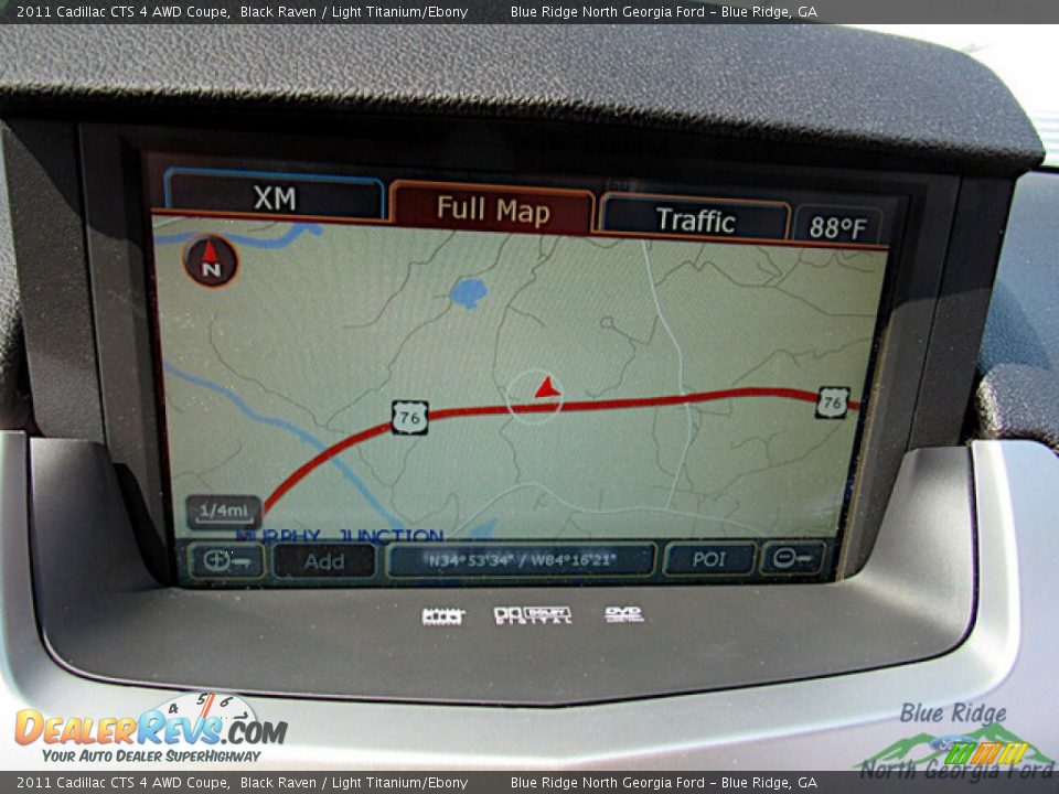 Navigation of 2011 Cadillac CTS 4 AWD Coupe Photo #18