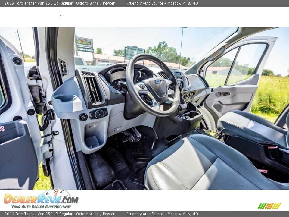 2019 Ford Transit Van 250 LR Regular Oxford White / Pewter Photo #19