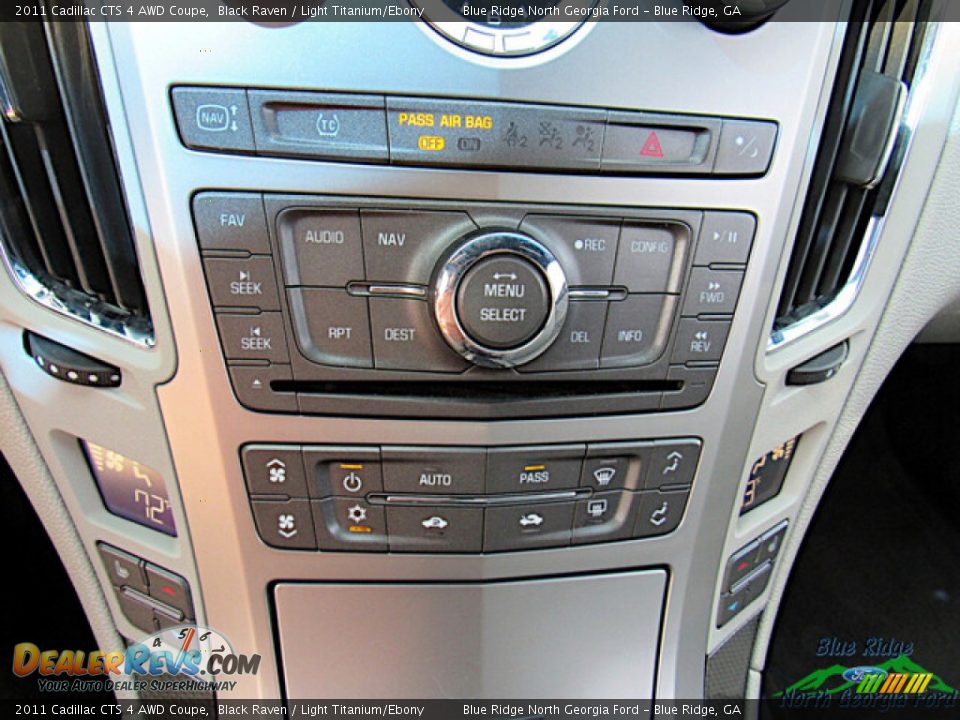 Controls of 2011 Cadillac CTS 4 AWD Coupe Photo #20