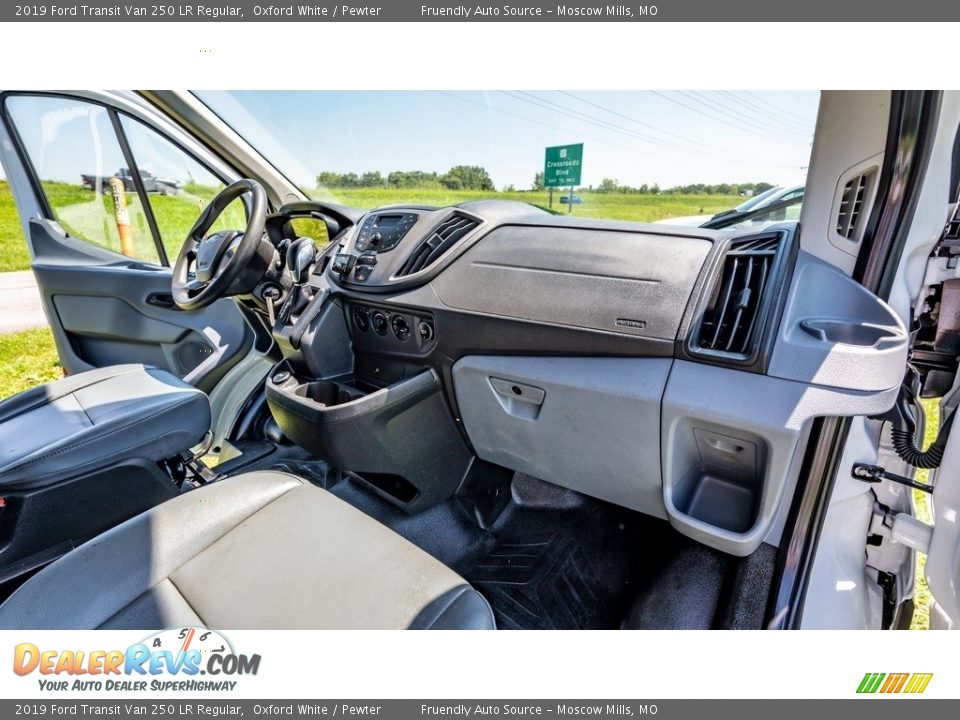 2019 Ford Transit Van 250 LR Regular Oxford White / Pewter Photo #24