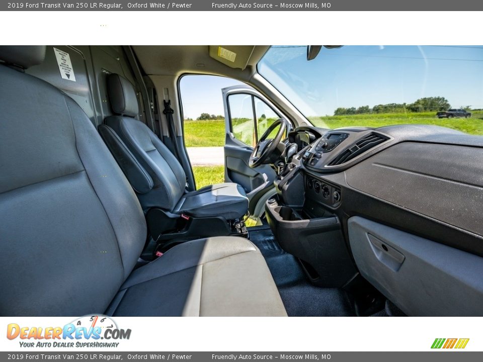 2019 Ford Transit Van 250 LR Regular Oxford White / Pewter Photo #25