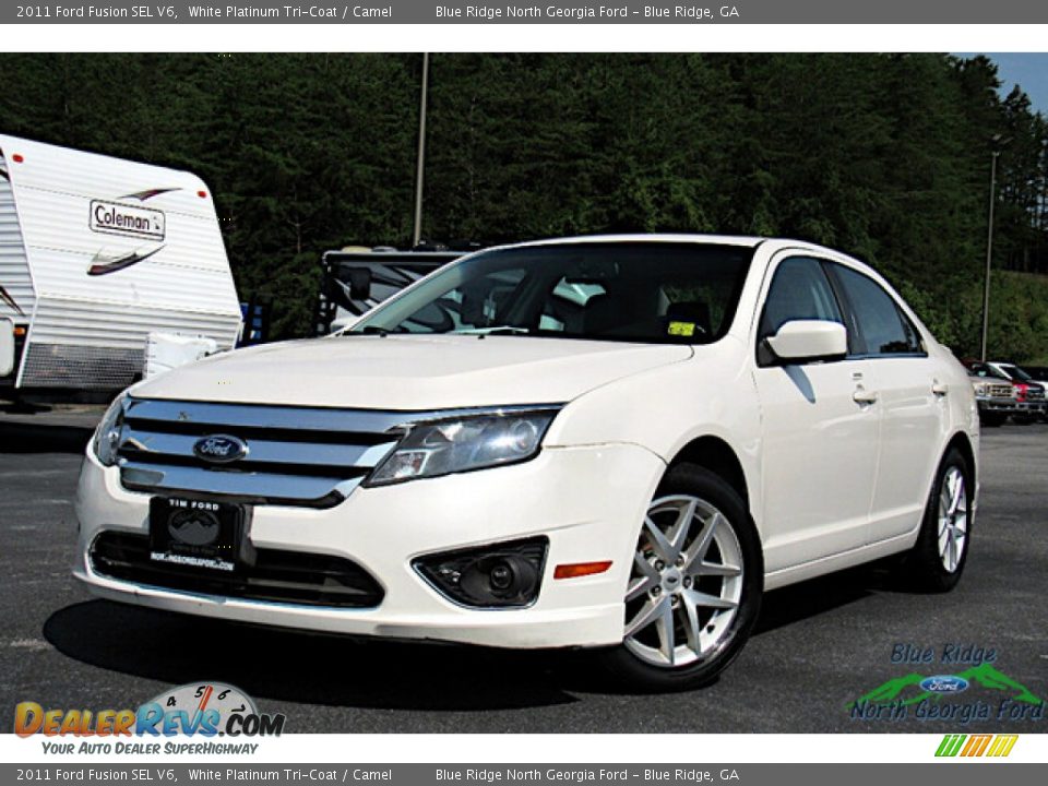 Front 3/4 View of 2011 Ford Fusion SEL V6 Photo #1