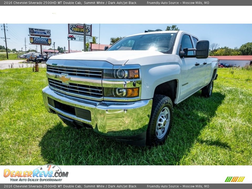 2016 Chevrolet Silverado 2500HD WT Double Cab Summit White / Dark Ash/Jet Black Photo #8