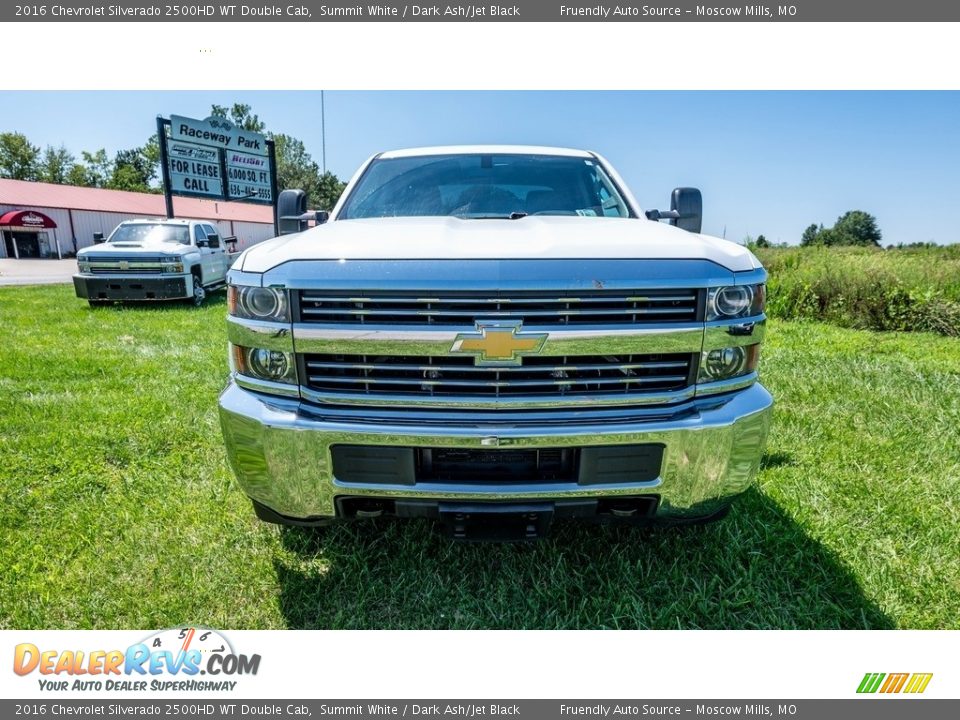 2016 Chevrolet Silverado 2500HD WT Double Cab Summit White / Dark Ash/Jet Black Photo #9