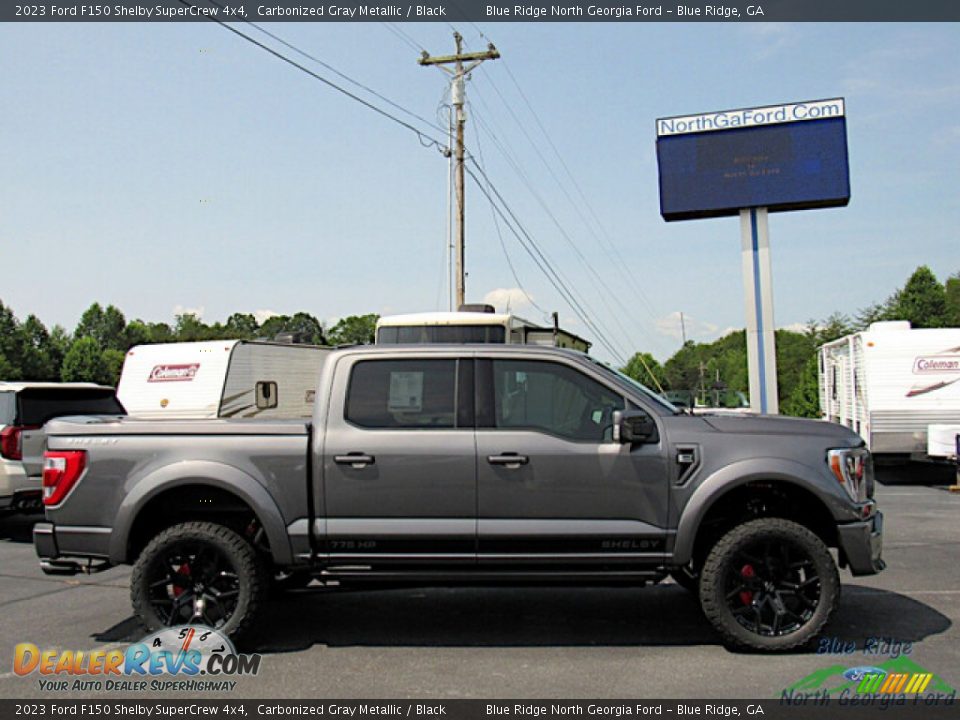 2023 Ford F150 Shelby SuperCrew 4x4 Carbonized Gray Metallic / Black Photo #7