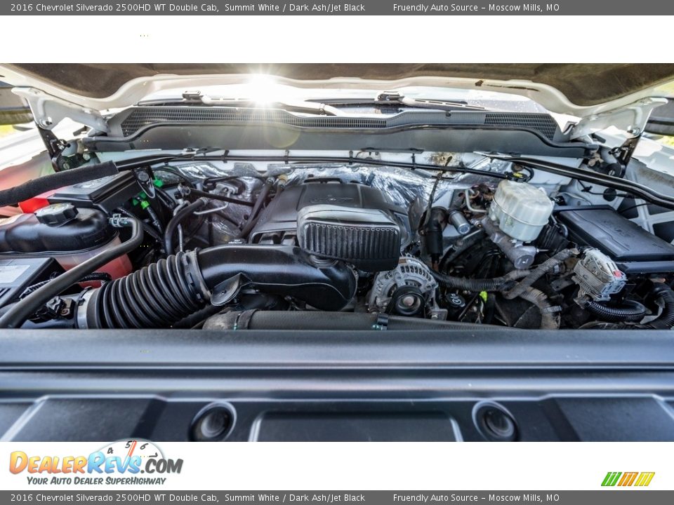 2016 Chevrolet Silverado 2500HD WT Double Cab Summit White / Dark Ash/Jet Black Photo #15