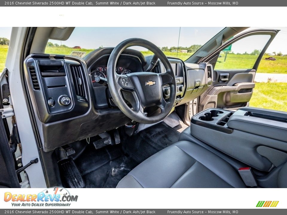 2016 Chevrolet Silverado 2500HD WT Double Cab Summit White / Dark Ash/Jet Black Photo #18